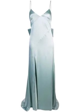 Zac Zac Posen платье Eileen с эффектом металлик