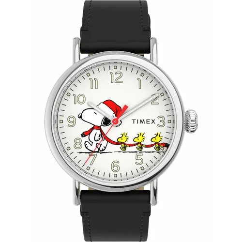 Наручные часы TIMEX, белый, серебряный