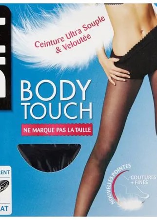 Колготки DIM Body Touch Voile 20 den, размер 4, noir (черный)