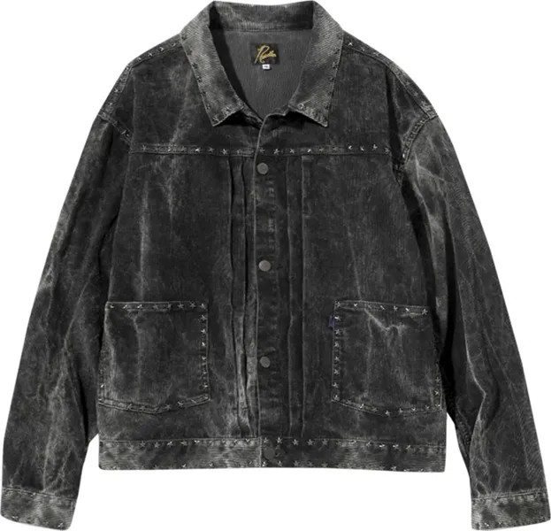 Куртка Needles 14W Corduroy M.W. Jean Jacket 'Black', черный