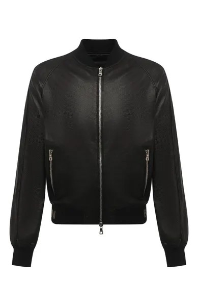 Кожаный бомбер Balmain