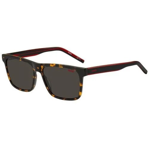 Солнцезащитные очки HUGO, красный, коричневый