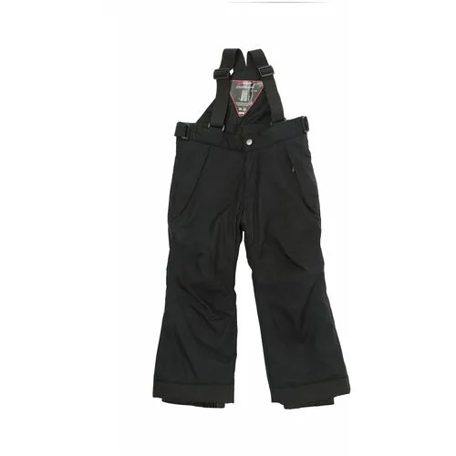 Горнолыжные брюки Maier Sports для мальчиков, подтяжки, размер 164, черный