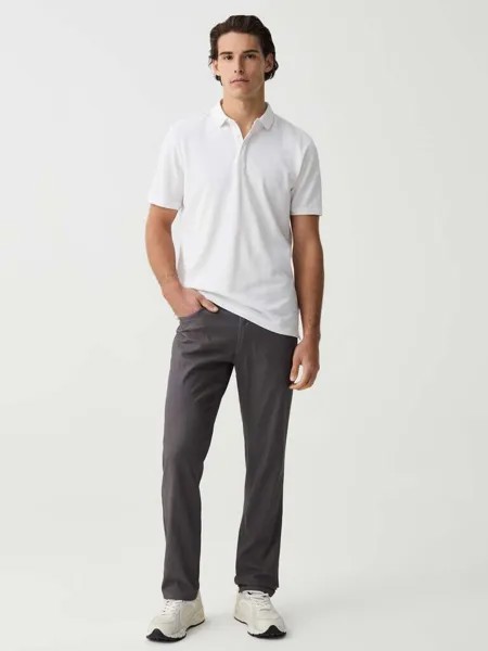 Брюки Slim-Fit с тонкими полосками Ovs, цвет dark grey