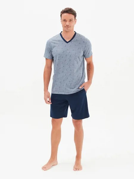 Пижама мужская BlackSpade BS30463 синяя M