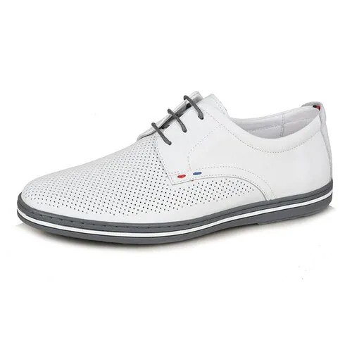 Полуботинки PIERRE CARDIN мужские летние HM22SS-374B размер 45, цвет: белый