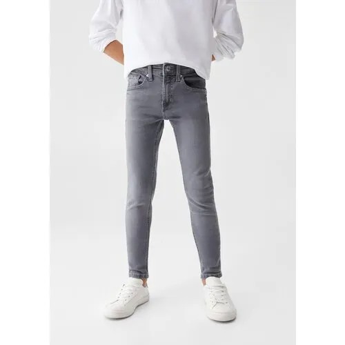 Джинсы  MANGO Skinny , размер 128, серый