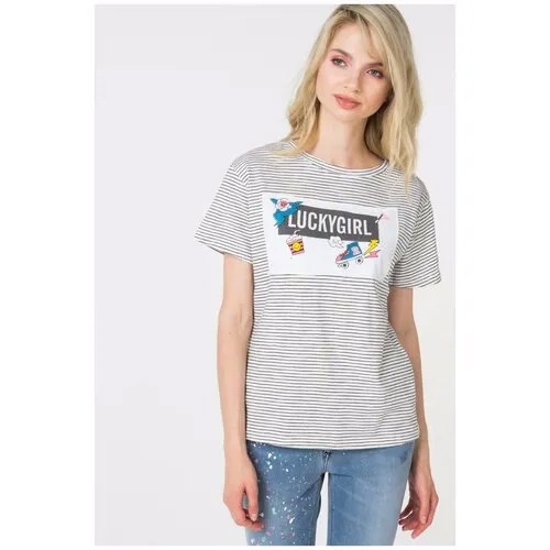 Футболка Trendy Angel TASS180007S Черный 44-46