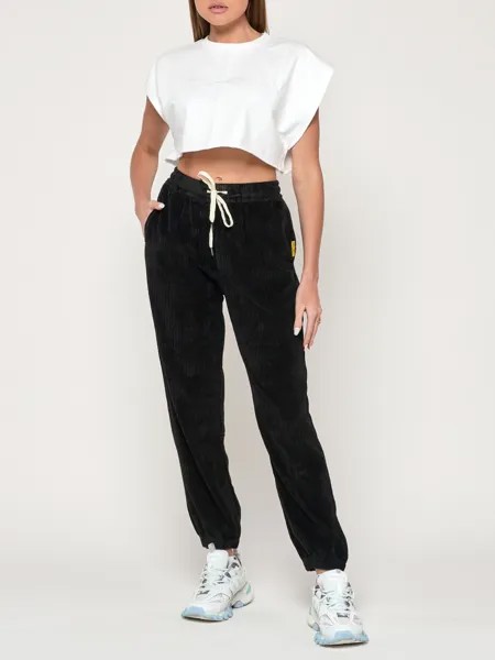 Спортивные брюки женские NoBrand AD114 черные 50 RU