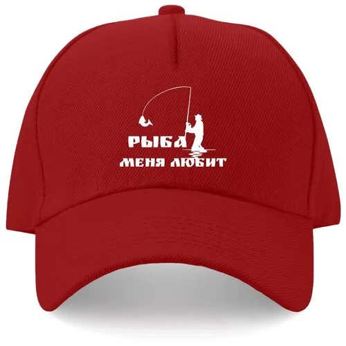 Бейсболка Gerasim, размер 56-58, белый, бордовый