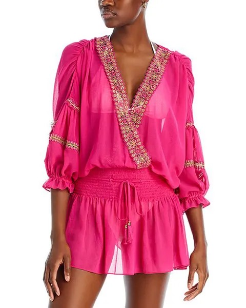 Платье для плавания Tiffany со сборками Ramy Brook, цвет Pink