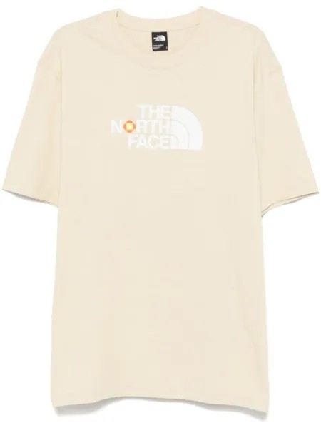 The North Face футболка с логотипом, нейтральный цвет