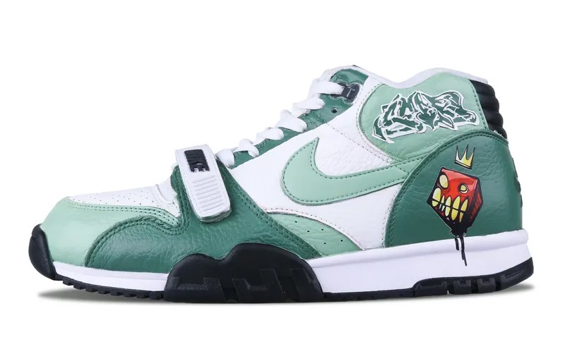 Кроссовки Nike Air Trainer 1 Training Shoes Men Mid-top White/green, белый