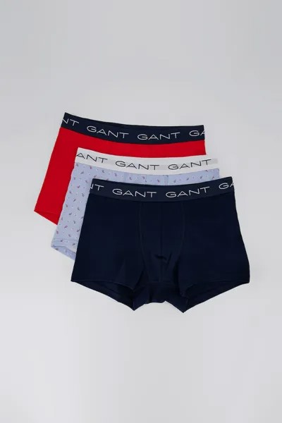 Боксеры, 3 пары Gant, красный