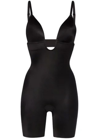 Spanx боди до середины бедра Suit Your Fancy с глубоким вырезом