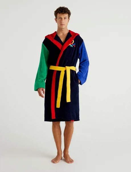 Домашний халат мужской United Colors of Benetton 21A_6FH3H71D6 разноцветный S