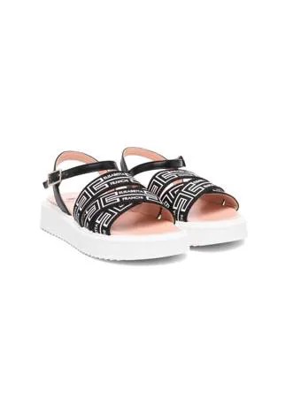 Elisabetta Franchi La Mia Bambina сандалии с логотипом