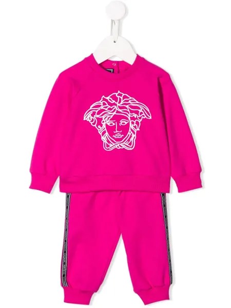 Versace Kids спортивный костюм с логотипом Medusa