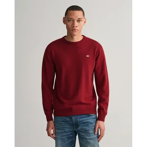 Свитер Gant Superfine Lambswool Crew Neck, красный