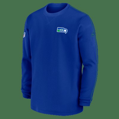Топ Nike Seattle Seahawks Logo Coach Men’s NFL Long-Sleeve Top, цвет Royal