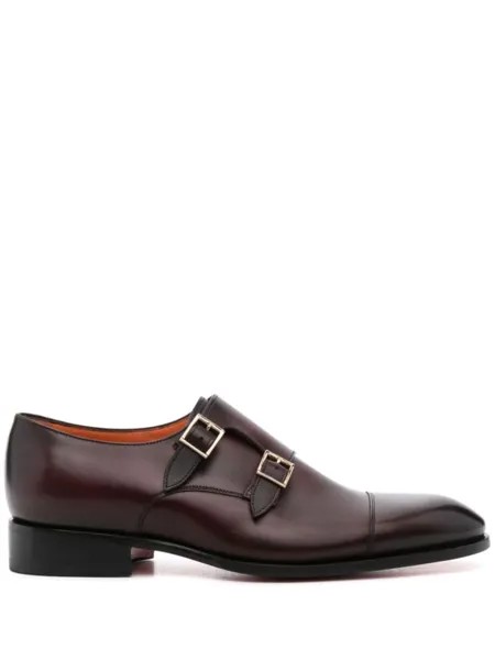 Santoni туфли монки, красный