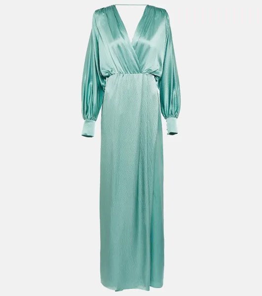 Свадебное платье Vociare из шелкового атласа MAX MARA, синий