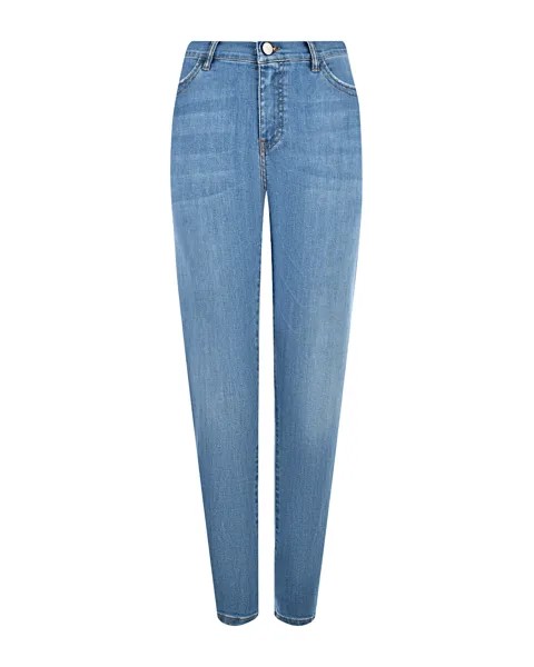 Голубые джинсы BOYFRIEND длиной 7/8 Pietro Brunelli