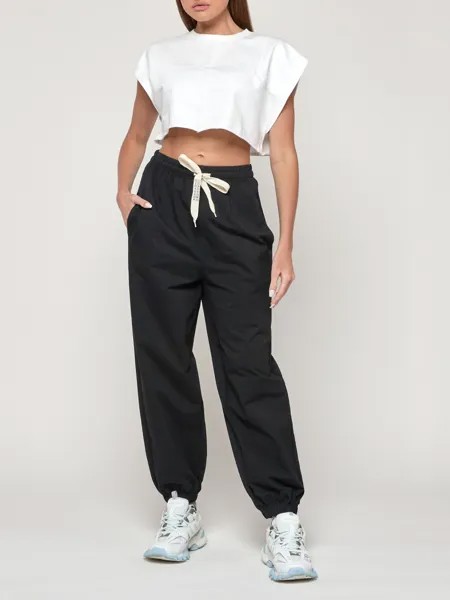Спортивные брюки женские NoBrand AD1404 черные 48 RU