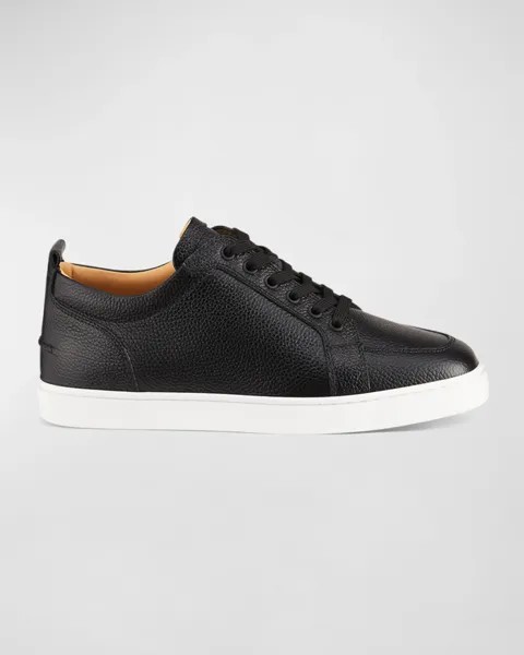 Мужские кожаные низкие кеды Rantulow Christian Louboutin, цвет Black