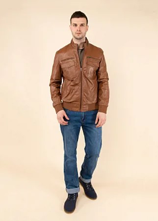 Кожаный бомбер 06, КАЛЯЕВ
