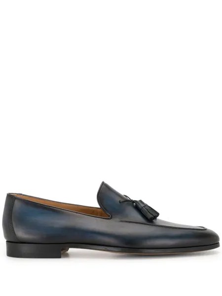 Magnanni лоферы с кисточками, синий