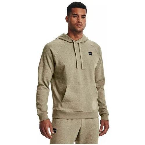 Худи спортивное Under Armour Rival Fleece Hoodie, размер S, , бежевый