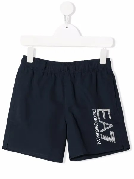 Emporio Armani Kids плавки-шорты с логотипом
