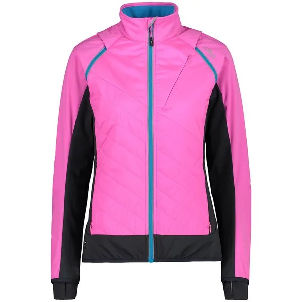 Спортивная куртка CMP Detachable Sleeves 30A2276 softshell, розовый