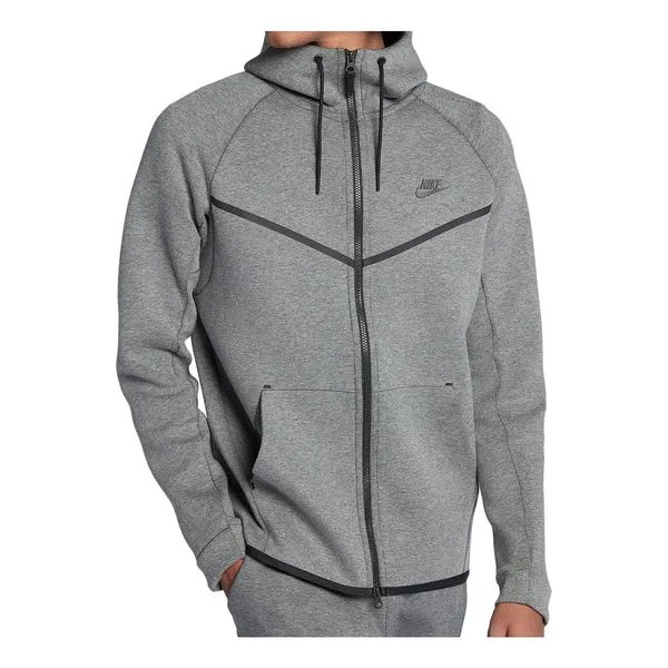 Ветровка Tech Fleece Windrunner Hoodie Nike, серый