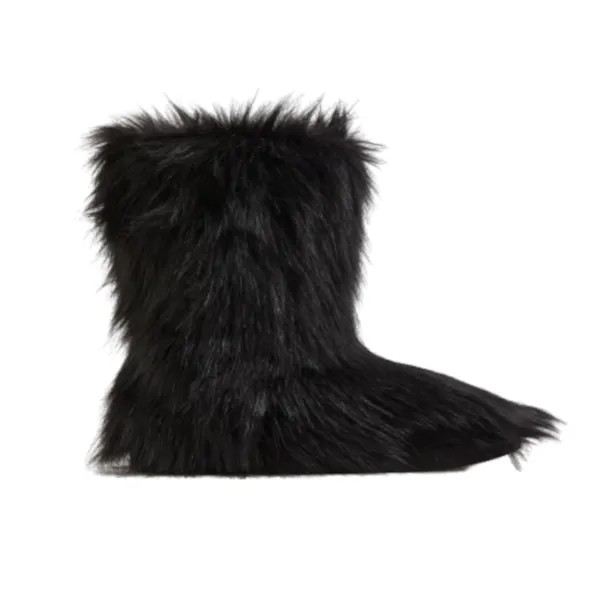 Сапоги H&M Warm-lined Fluffy, черный