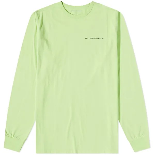 Футболка Pop Trading Company Long Sleeve Logo Tee