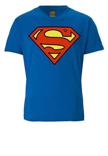 Рубашка LOGOSHIRT Superman Logo, синий