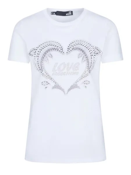 Топ Love Moschino, белый