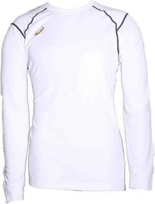 Спортивная футболка с круглым вырезом и длинным рукавом ASICS Jb, мужские повседневные топы размера XXL JB287