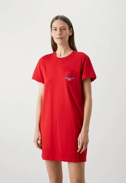 Платье из джерси SHORT SLEEVE DAY DRESS Polo Sport Ralph Lauren, красный