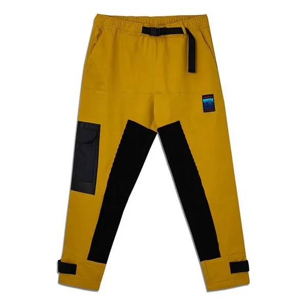 Спортивные штаны adidas originals Adv Wv Pant Colorblock Outdoor Multiple Pockets Cargo Sweatpants Yellow, желтый