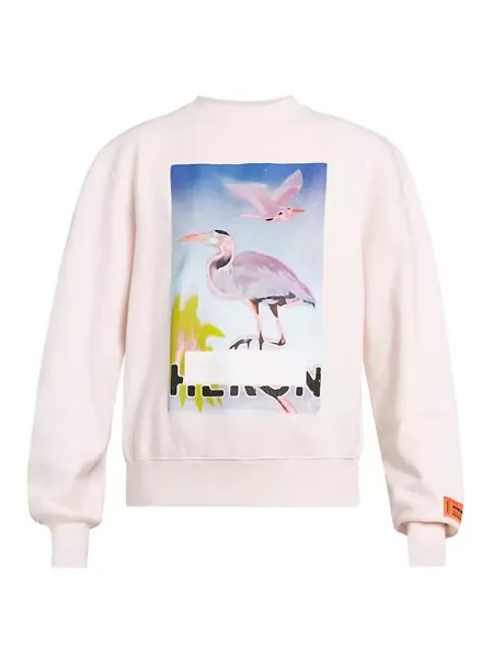 Толстовка с круглым вырезом и логотипом Heron Heron Preston, фиолетовый