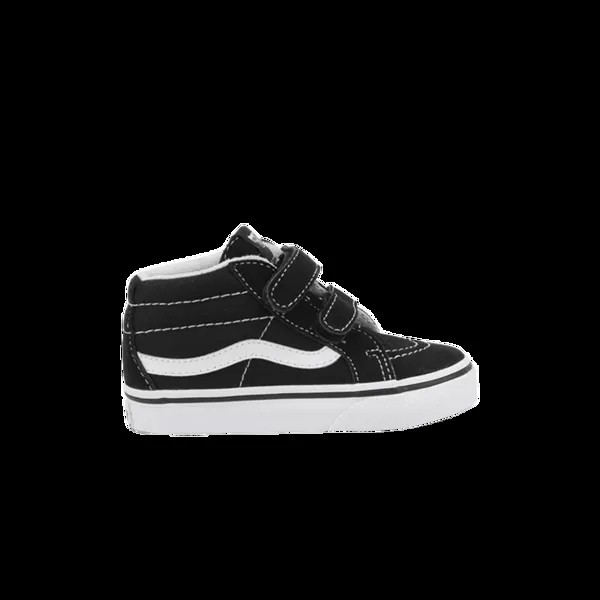 Кроссовки Sk8-Mid Reissue Velcro Toddler Vans, черный