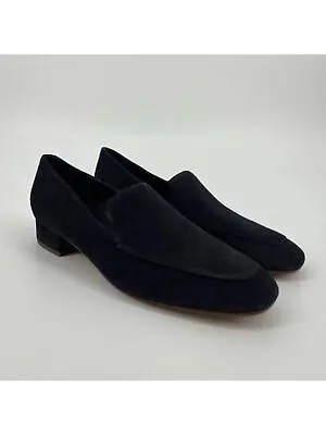 ВИНС. Женские черные кожаные лоферы на каблуке с каблуком Fauna Toe 9,5 м
