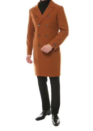 Пальто-бушлат мужское MISTEKS DESIGN 31941 коричневое 52-176
