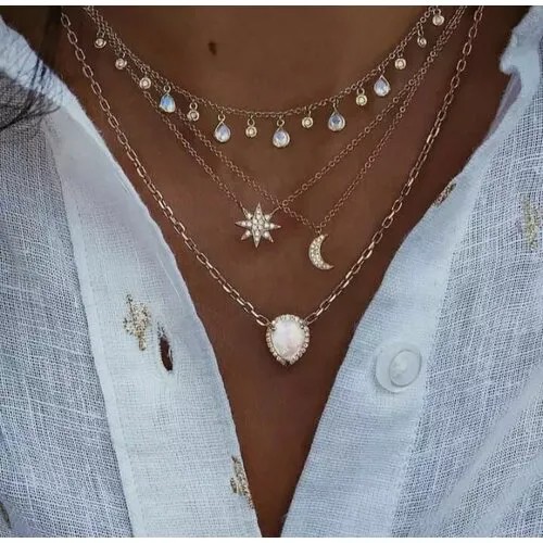 Цепочка женская / цепь бижутерия / цепочка под золото