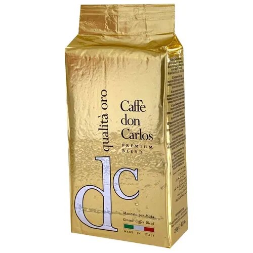 Кофе молотый Carraro Don Carlos Qualita Oro, 250 г