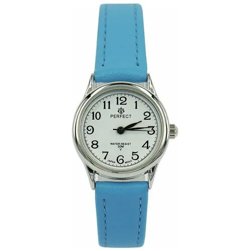 Perfect часы наручные, кварцевые, на батарейке, женские, металлический корпус, кожаный ремень, металлический браслет, с японским механизмом LX017-048-3