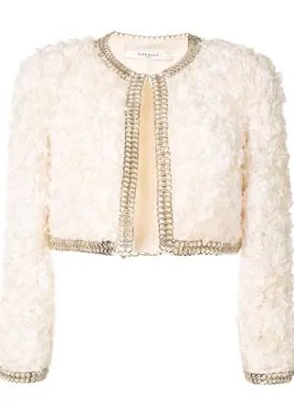 Givenchy Pre-Owned укороченный жакет с оборками